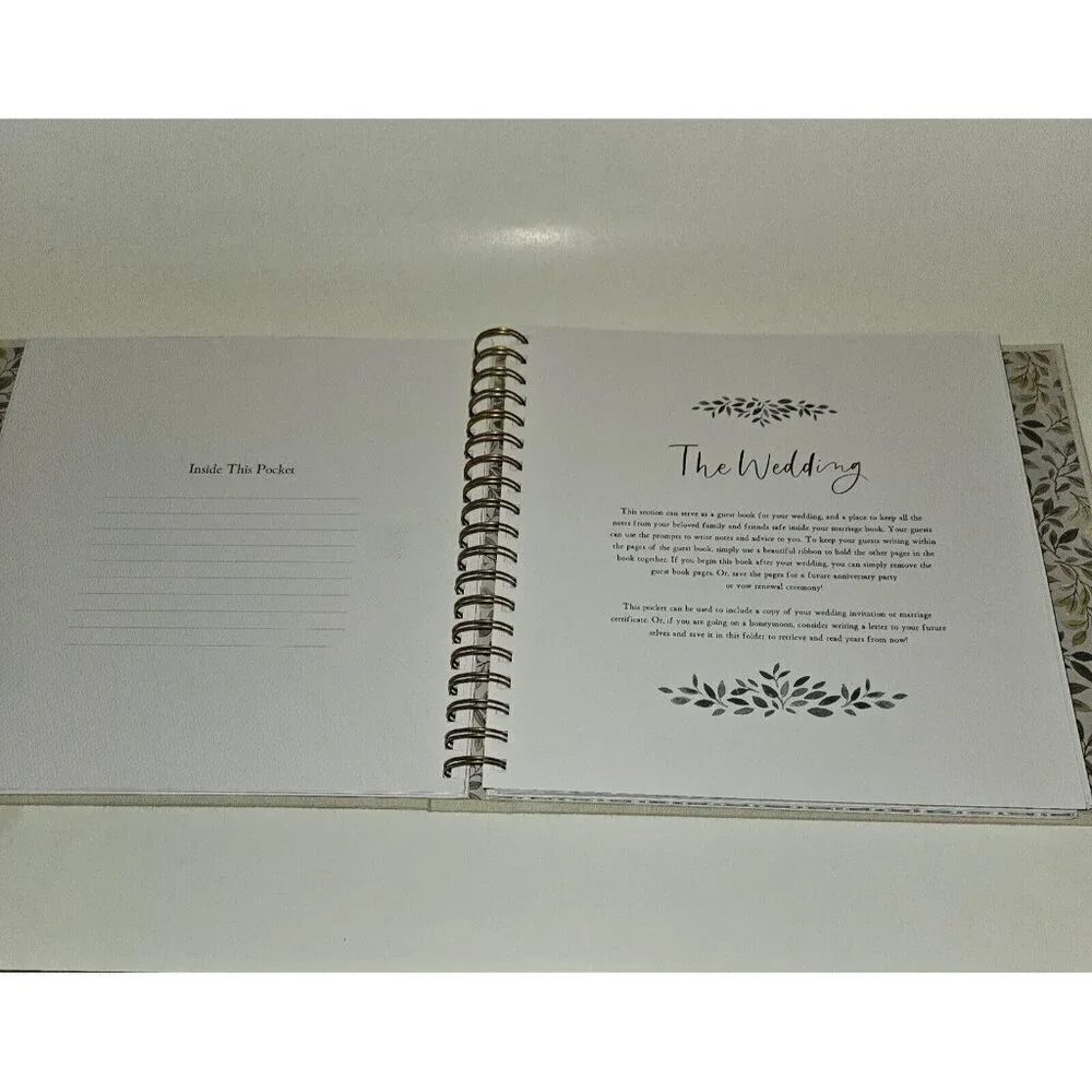 As We Grow Modern Memory Book Married Couples Wedding Shower Album NEVER USED